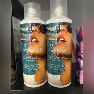 🩵BUNDLE 2🩵 IGK Thirsty Girl Coconut Milk Leave-In Conditioner